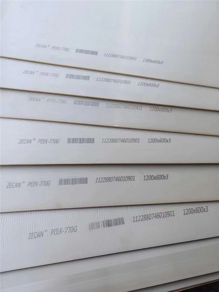 PEEK Sheets With Full Range Thickness Up To 2mm in Thinnest